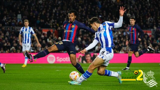 شوط أول سلبي بين برشلونة وريال سوسيداد في كأس إسبانيا