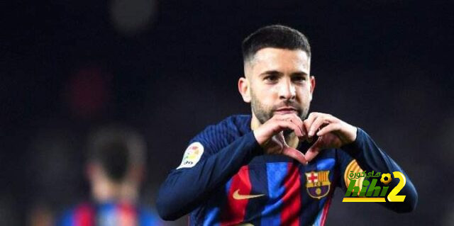 ألبا يصل للمباراة رقم 450 مع برشلونة