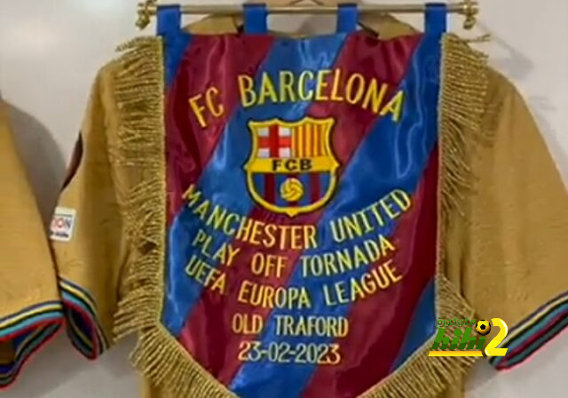 فيديو من غرف ملابس برشلونة قبل لقاء مانشستر يونايتد في اليوروباليج