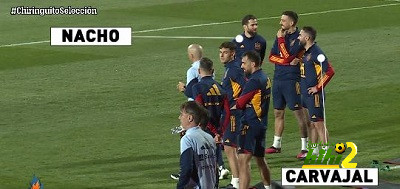 تدريبات المنتخب الاسباني تكشف حالة انقسام بين لاعبي برشلونة و ريال مدريد