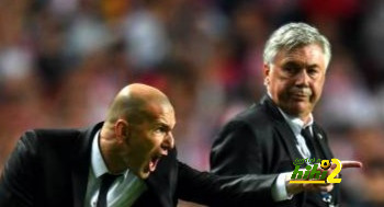 زيدان الاقرب لخلافة انشيلوتي في ريال مدريد !
