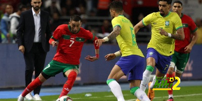 منتخب البرازيل يسجل التعادل في مرمى المغرب