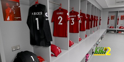 جاهزية غرفة ملابس ليفربول قبل مواجهة مانشستر سيتي