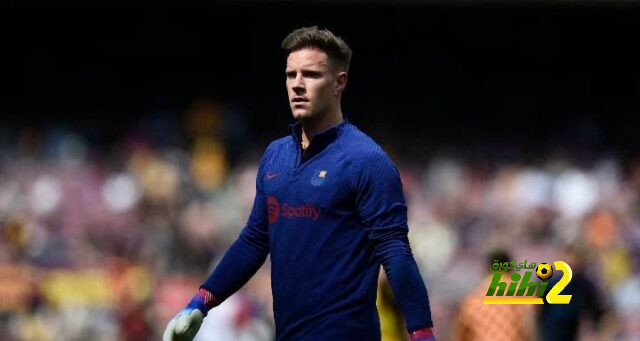 حارس برشلونة يختتم استعداداته قبل لقاء أتليتكو مدريد