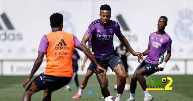 ميليتاو يظهر في تدريبات ريال مدريد بعد غيابه عن مواجهة السيتي الماضية