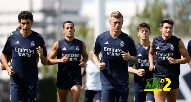 ريال مدريد يجري الحصة التدريبية المسائية