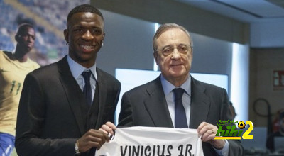 عهد فينيسيوس بدأ في ريال مدريد