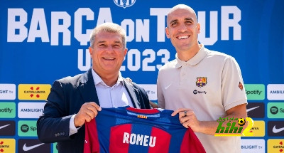 صور.. برشلونة يقدم روميو لوسائل الإعلام
