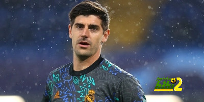 لاعبو ريال مدريد يدعمون كورتوا خلال مواجهة بيلباو بالدوري الإسباني