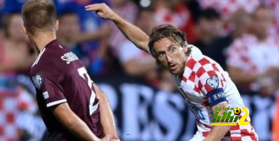 إحصائيات لوكا مودريتش في الشوط الأول أمام لاتفيا