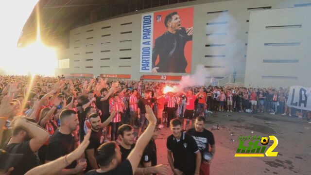 جمهور أتليتكو مدريد يشعل الأجواء قبل الديربي