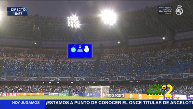 ملعب نابولي في أتم الجاهزية للقاء ريال مدريد