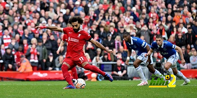 محمد صلاح سادس هدافى أنفيلد