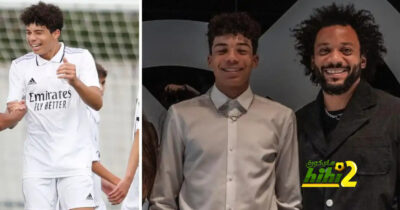 نجل مارسيلو يعود من الإصابة ويسجل هدفين مع شباب ريال مدريد