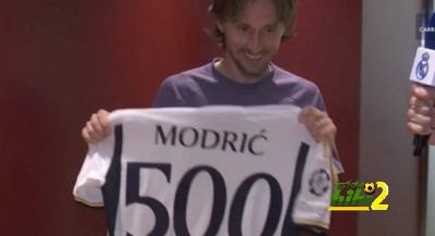 تعليق مودريتش على وصوله للمباراة رقم 500 مع ريال مدريد