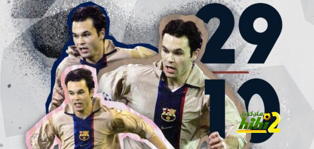 انييستا يعلق على ظهوره الأول مع برشلونة في دوري أبطال أوروبا