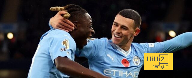 ترتيب مانشستر سيتي في الدوري الإنجليزي بعد سداسية بورنموث