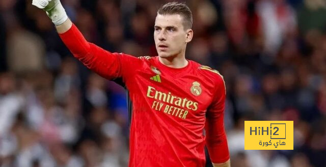 لونين حارس ريال مدريد أمام فالنسيا