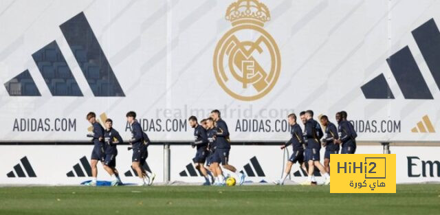 ريال مدريد يؤدي تدريباته الجماعية استعدادا لمواجهة قادش في الدوري الاسباني