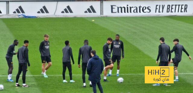 ريال مدريد يختتم استعداداته للقاء نابولي في دوري أبطال أوروبا