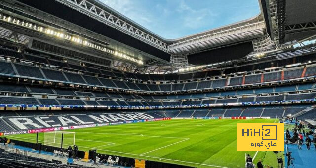السانتياجو برنابيو جاهز للقاء ريال مدريد و نابولي في دوري أبطال أوروبا