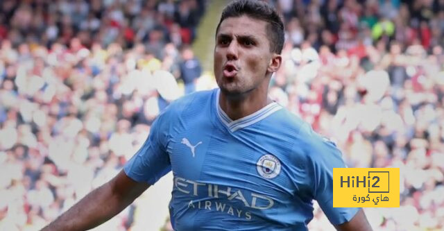 رودري أهم لاعب في منظومة مانشستر سيتي