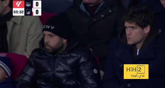 ألبا يؤازر برشلونة أمام أتليتكو مدريد