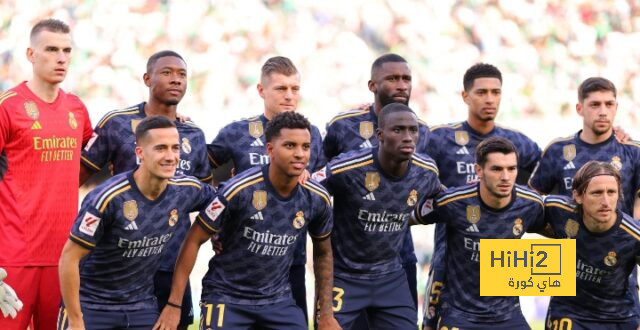 أفضل لاعب من ريال مدريد أمام بيتيس في الشوط الأول