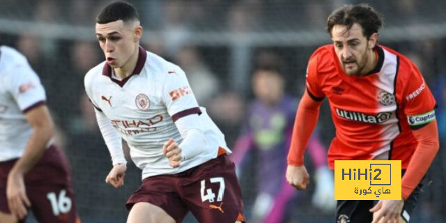 ٢٠ دقيقة بدون أهداف بين السيتي و لوتون في الدوري الانجليزي