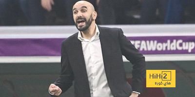 الركراكي أفضل مدرب فى أفريقيا 2023