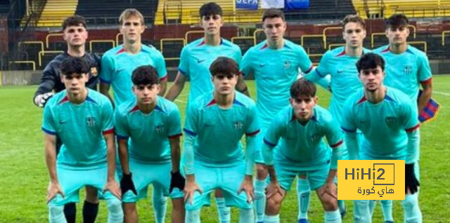 شباب برشلونة يفوز على أنتويرب بثلاثية نظيفة في دوري أبطال أوروبا
