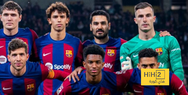 تقييم برشلونة في الشوط الأول أمام ألميريا