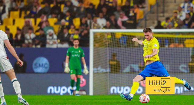 النصر يتقدم أمام الاتفاق بهدف في الشوط الأول