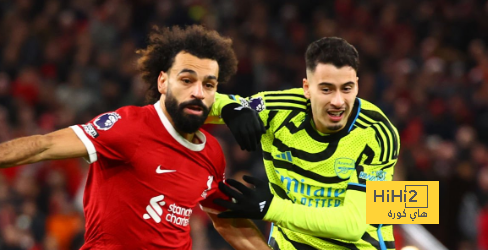 ترتيب الدوري الإنجليزي بعد تعادل ليفربول وأرسنال