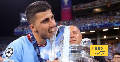 رسميا: رودري في المركز السادس لأفضل لاعب في العالم من الفيفا