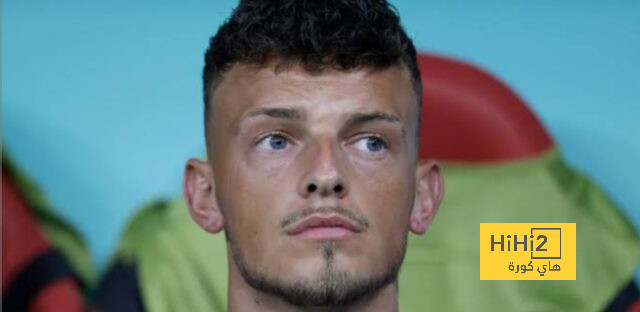 أرقام بن وايت مدافع أرسنال في مباراة كريستال بالاس