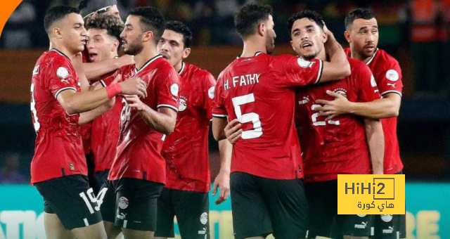 إحصائيات الشوط الأول بين مصر والرأس الأخضر