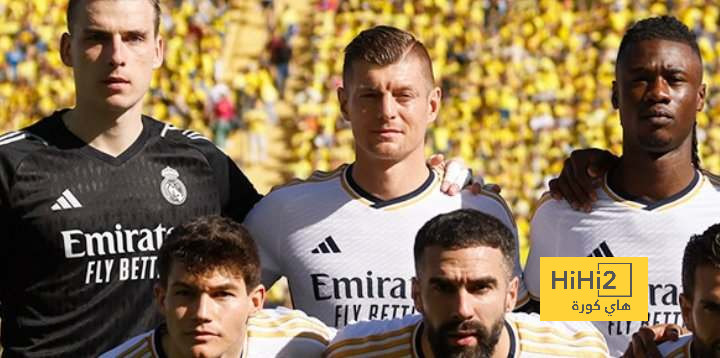 إحصائيات شوط ريال مدريد و لاس بالماس