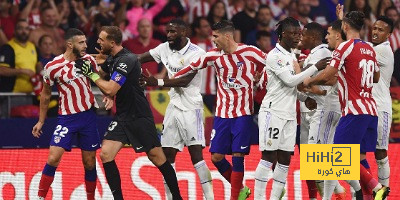 هجوم أتلتيكو مدريد أمام الريال في الدوري الإسباني