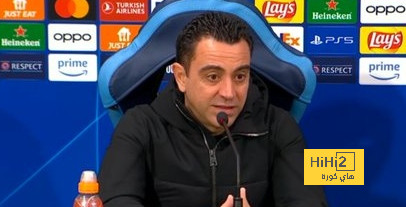 تشافي: لدينا فرصة للتأهل لربع نهائي دوري الأبطال