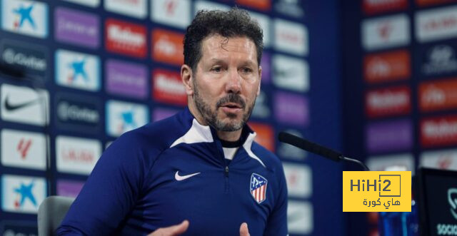 نتائج سلبية لـ أتليتكو مدريد في آخر 5 مباريات
