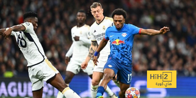 إحصائيات شوط ريال مدريد و لايبزيغ