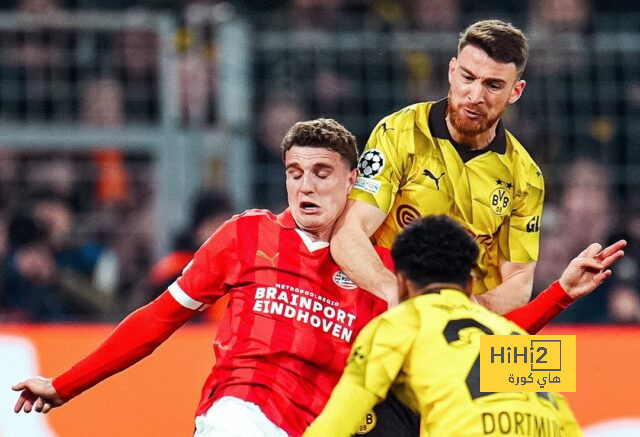 75 دقيقة ..ومازال دورتموند متقدم أمام أيندهوفن بهدف نظيف