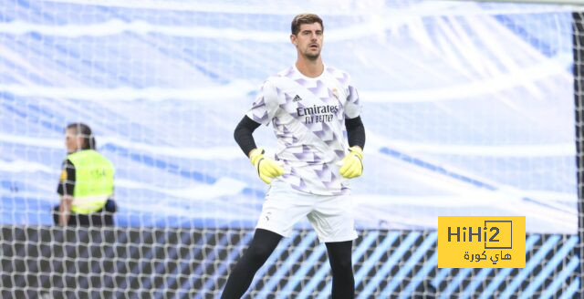 عاجل.. إصابة كورتوا في تدريبات ريال مدريد