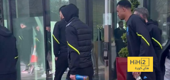 أرسنال يصل ملعب الاتحاد قبل لقاء مانشستر سيتي