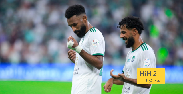 إحصائيات الشوط الأول بين الأهلي والاتحاد