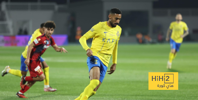 إحصائيات الشوط الأول بين النصر وضمك