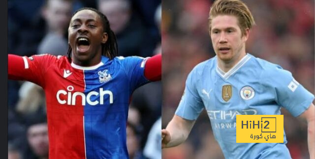 معلق مباراة مانشستر سيتي و كريستال بالاس في الدوري الانجليزي