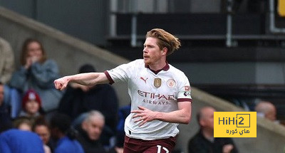هدف واحد يفصل دي بروين عن المئوية مع مانشستر سيتي