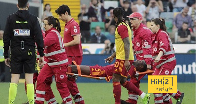 فيديو : إلغاء مباراة روما وأودينيزي بسبب إصابة نديكا بذبحة صدرية